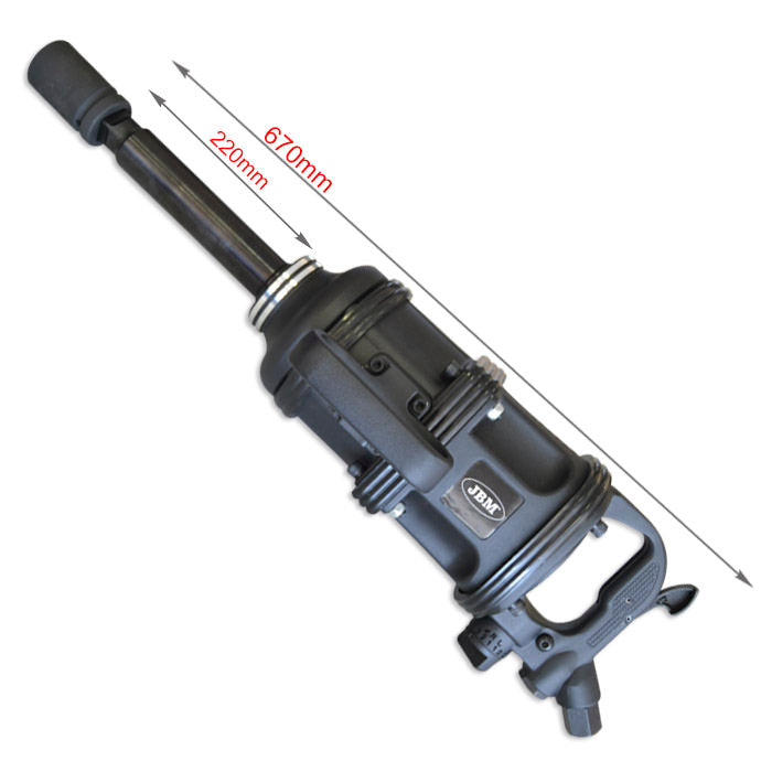 JBM Klucz Udarowy Pneumatyczny 1 cal 3260Nm do Ciezarowek - uchwyty D-grip