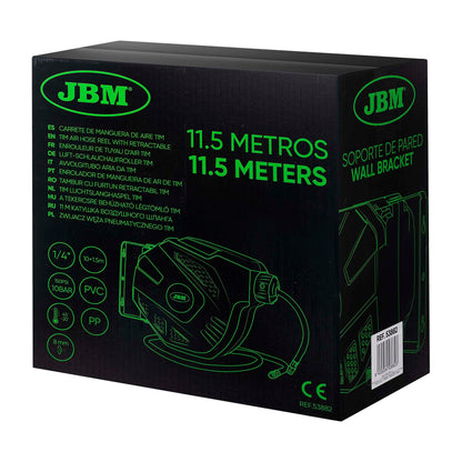JBM Zwijadlo 10+1.5m Zielone - wymiary