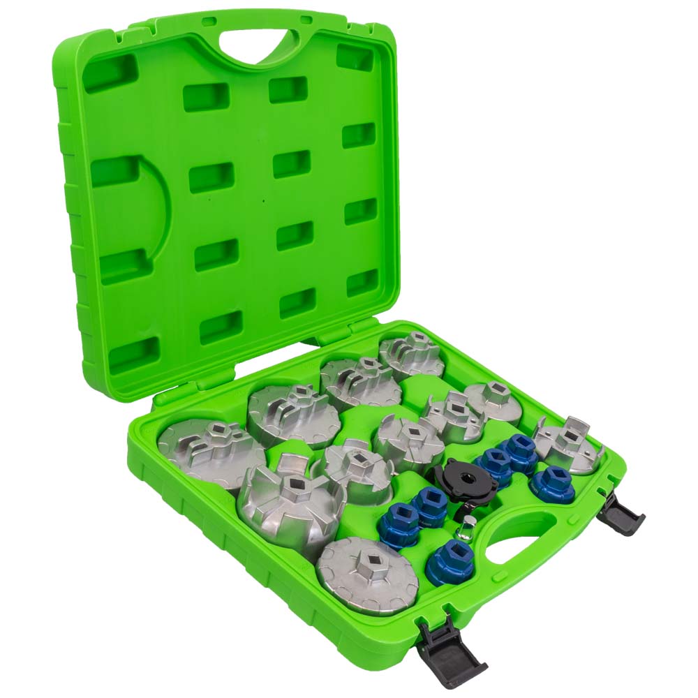 Nasadki do filtrów oleju JBM 54068 — komplet 19 elementów