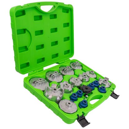 Nasadki do filtrów oleju JBM 54068 — komplet 19 elementów
