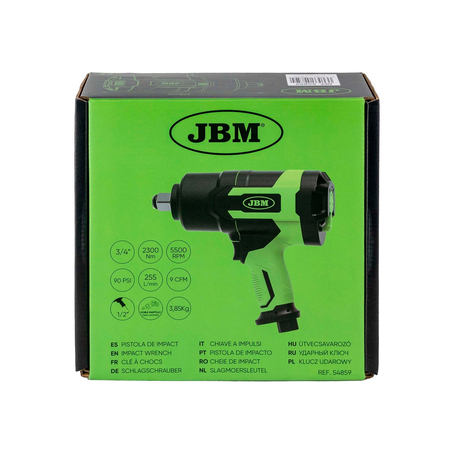 Klucz Udarowy 3/4" 2300 Nm JBM 54859