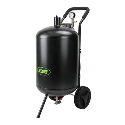 JBM Przenośny Zbiornik do Piaskowania 63L — Wysokie Ciśnienie 125 PSI