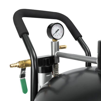JBM Przenośny Zbiornik do Piaskowania 63L — Wysokie Ciśnienie 125 PSI