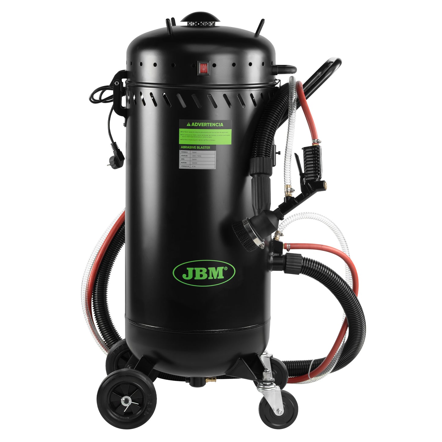 JBM Maszyna do Piaskowania z Systemem Ssącym i Próżniowym 17L — 1200W