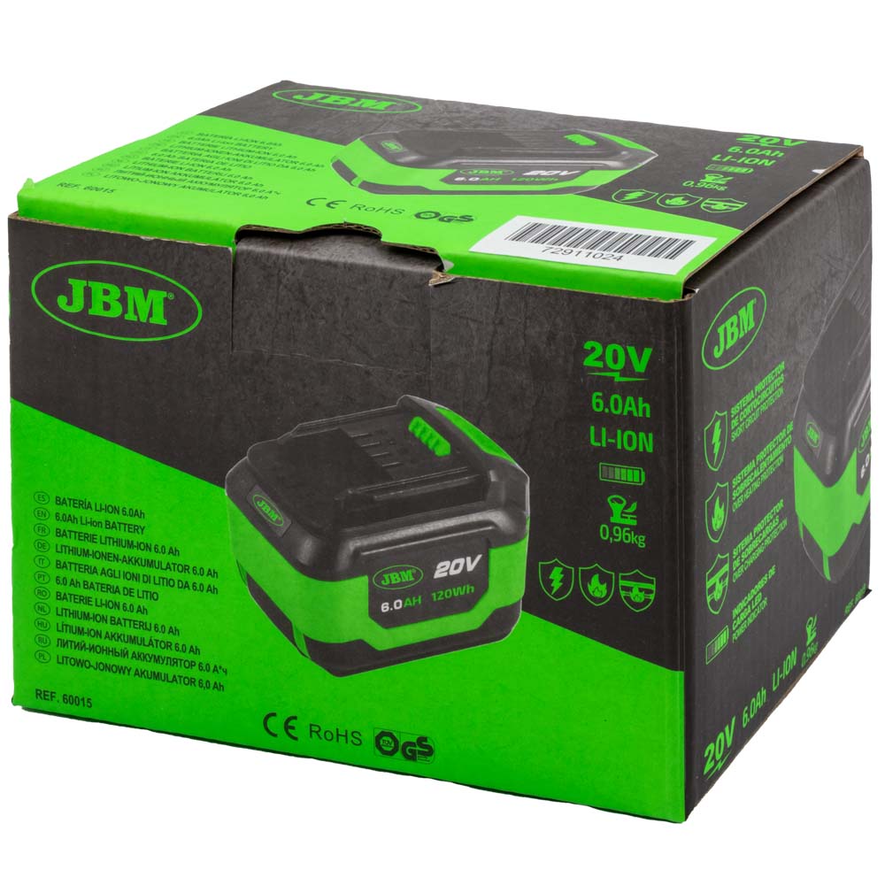 JBM Akumulator Li-Ion 20V 6.0Ah