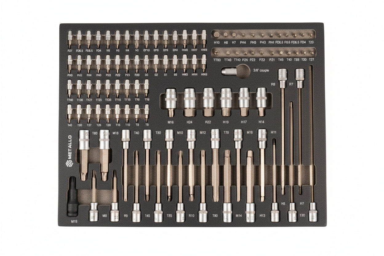 Metallo – Carro de taller V7 edition con equipamiento de 370 piezas