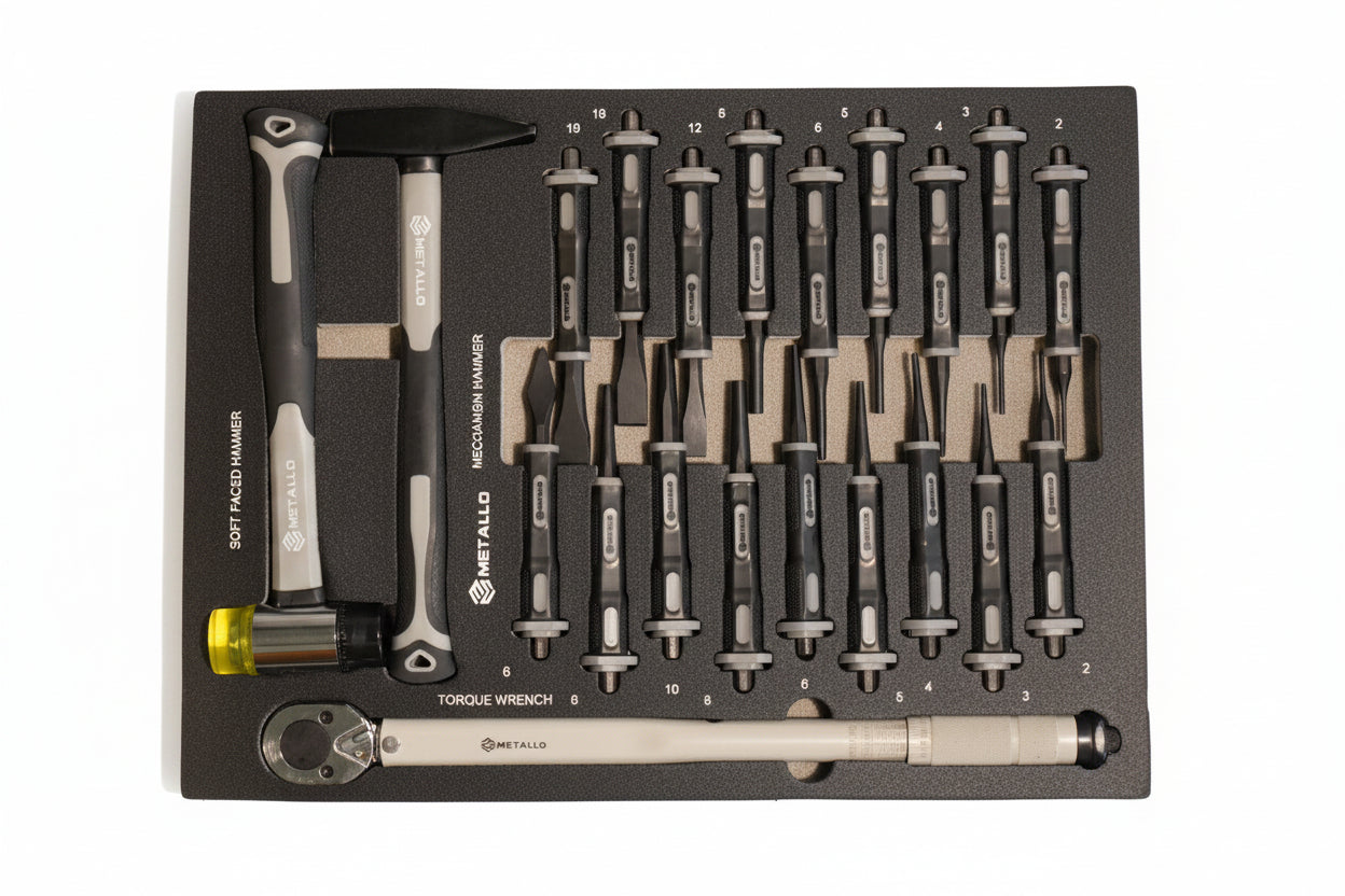 Metallo – Carro de taller V7 edition con equipamiento de 370 piezas