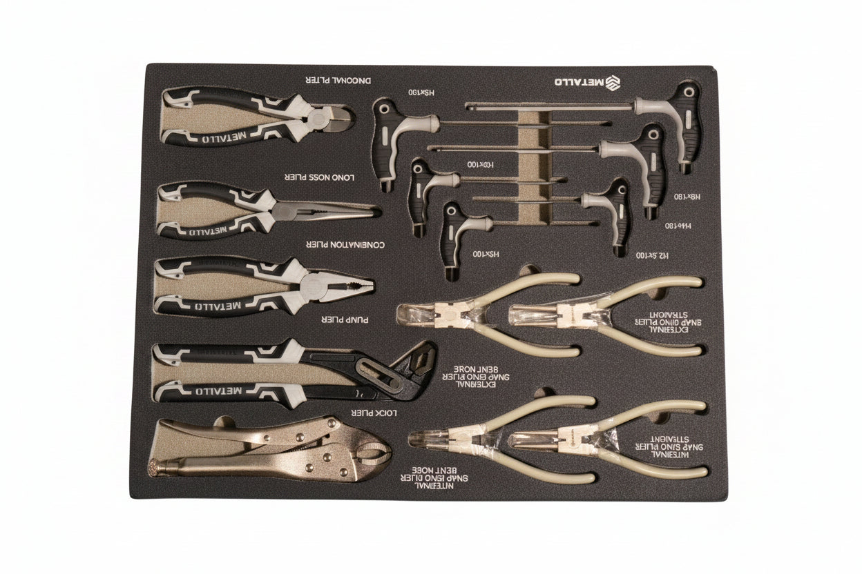 Metallo – Carro de taller V7 edition con equipamiento de 370 piezas