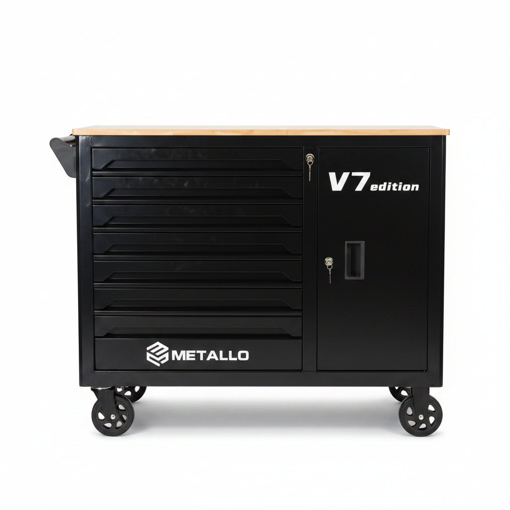 Metallo – Carro de taller V7 edition con equipamiento de 370 piezas
