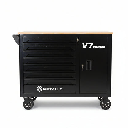 Metallo – Carro de taller V7 edition con equipamiento de 370 piezas