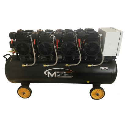 MZB MZB1200H90 — kompresor bezolejowy 90 l, osiem cylindrów