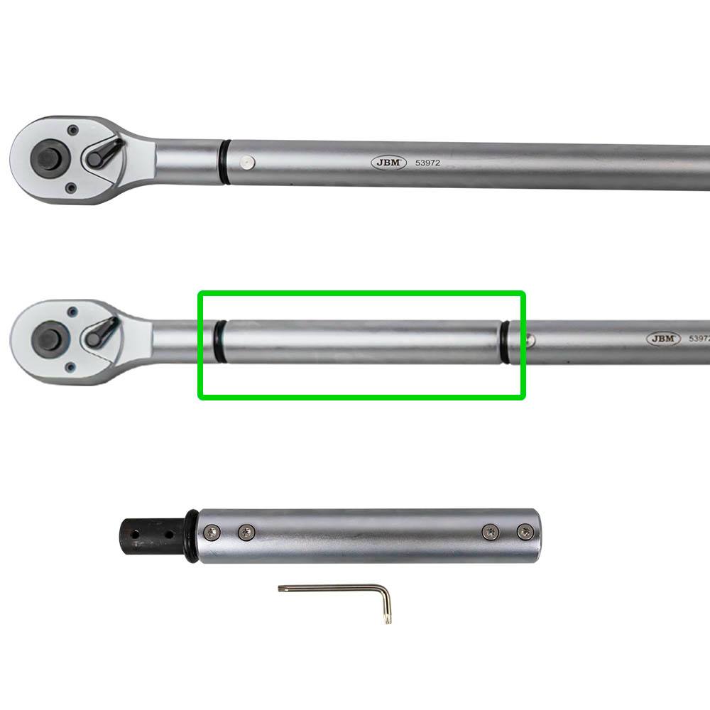 DREHMOMENTSCHLÜSSEL 3/4" TELESKOPISCH, 200-800NM