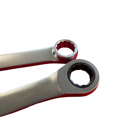 WeberTools - Set di chiavi a occhiello estensibili con cricchetto 8-19 mm (10 pezzi)